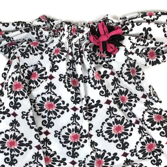 Le' Za Me Girl's Hand Smocked Bishop Sleeve Dress - Picture 2 of 5